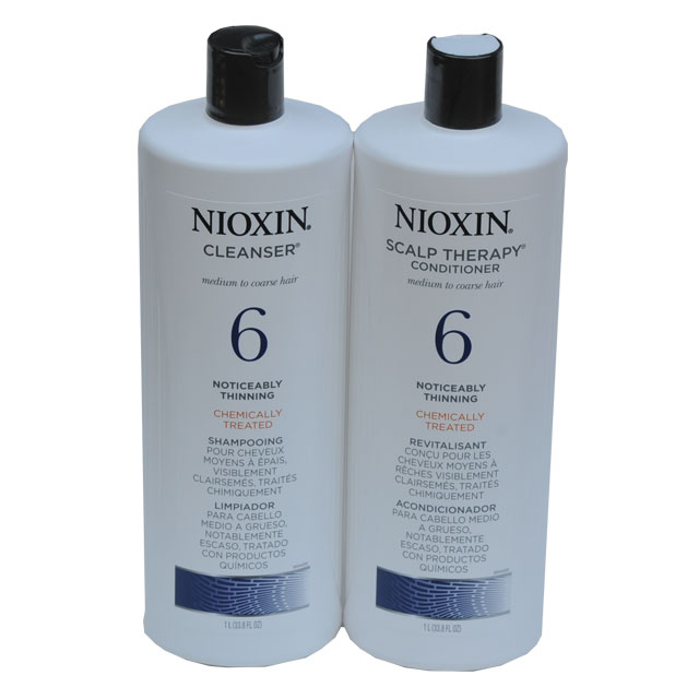 Nioxin #6 Shampoo And Conditioner Duo Liter (1l Each) 